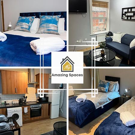 City Centre 2 Bed Flat Sleeps 3 For Work And Leisure With Free Wifi By Amazing Spaces Relocations Ltd Warrington Exterior photo